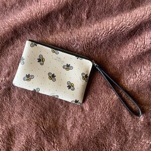 Coach Bumblebee Wristlet